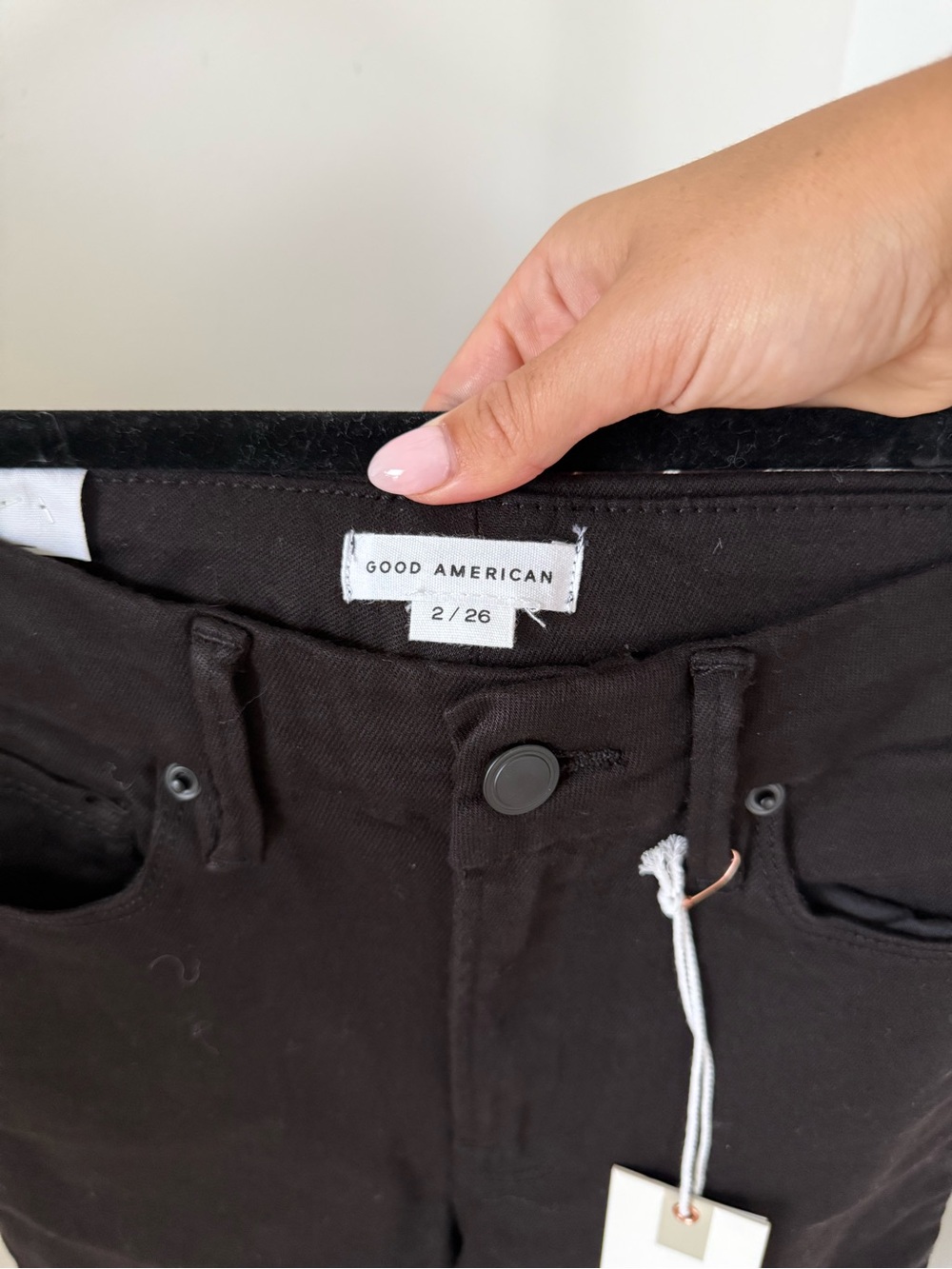 Good American Black Skinny Jeans - Picture 3 of 4